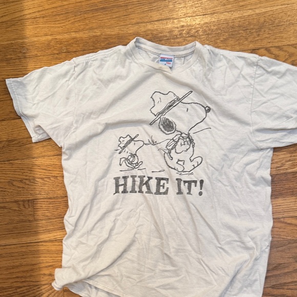 Junk Food White Graphic T-Shirt with Cartoon Print - Picture 3 of 6